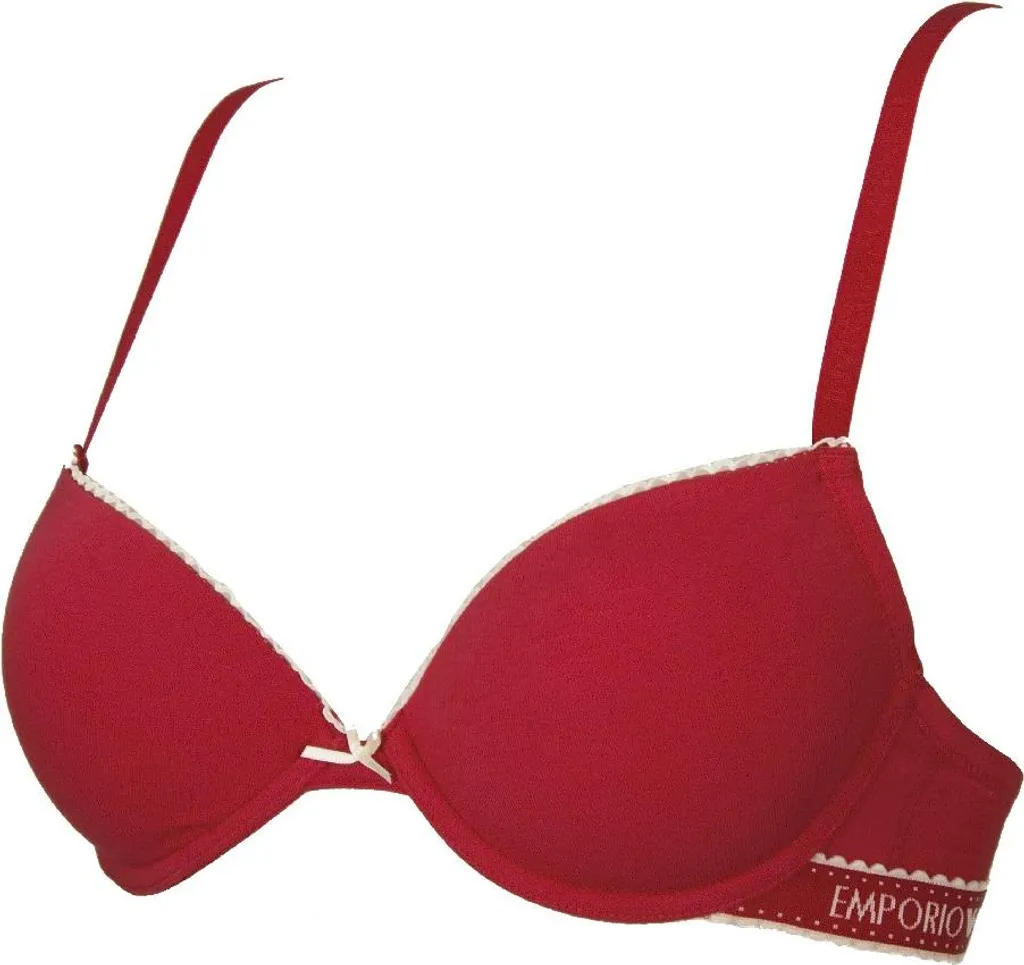 Soutien-gorge avec Nœud et Effet Push-Up Emporio Armani Coton 90B