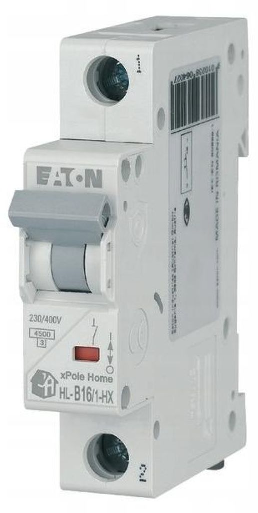 Eaton disjoncteur de surintensité 1 pôle B16A 6kA AC 194821 Image du produit 
