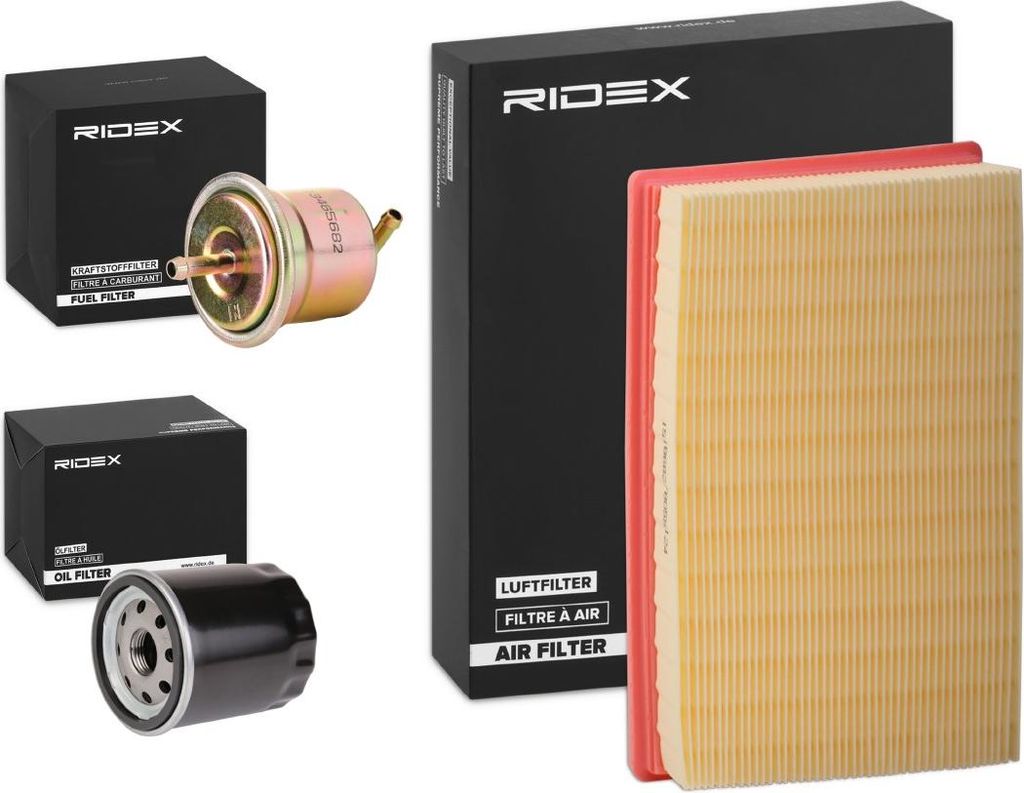 RIDEX Filterset Inspektionspaket Filtersatz für SUZUKI SWIFT III (MZ, EZ)