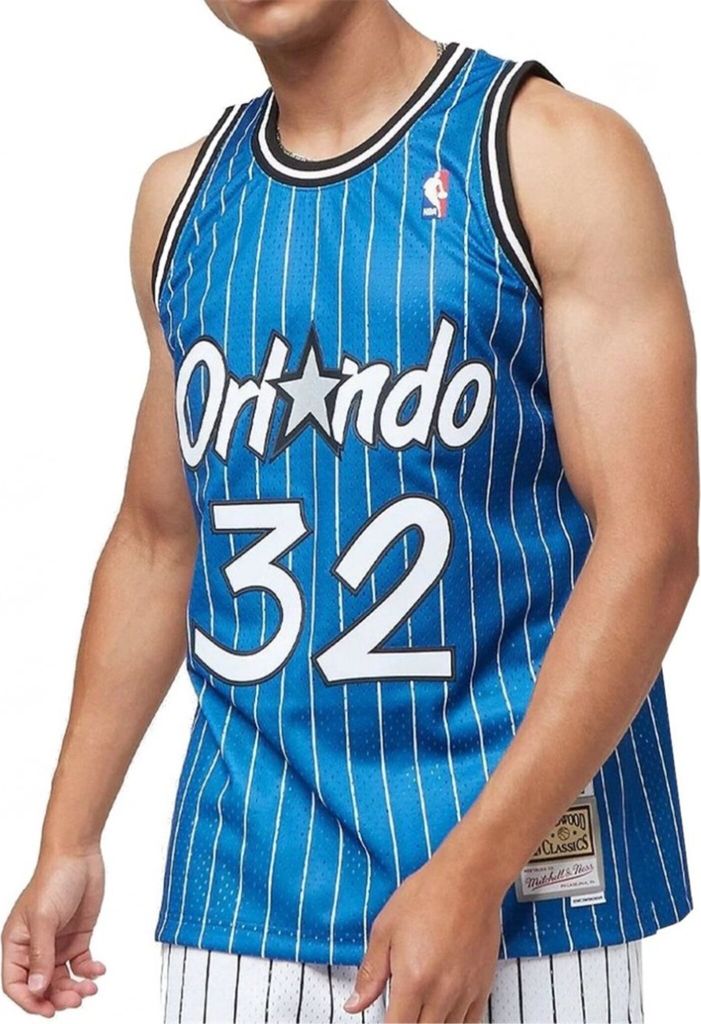 Mitchell & Ness Herren Trikot Orlando Magic NBA Swingman Road Jersey Magic 94 Shaquille O'Neal SMJYGS18193-OMAROYA94SON S
