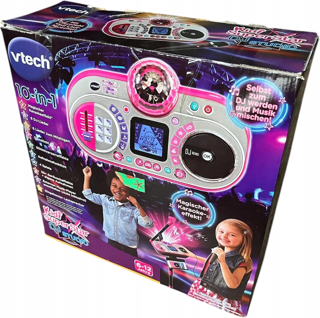 VTech Super Star DJ Studio Mixage - Console lumineuse avec effets et micro - 13