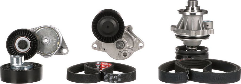 GATES KP26PK1540 Wasserpumpe + Keilrippenriemensatz für BMW 3 Limousine (E46) 5 Limousine (E39) 3 Touring (E46) 3 Coupe (E46) 5 Touring (E39) 3 Ca...
