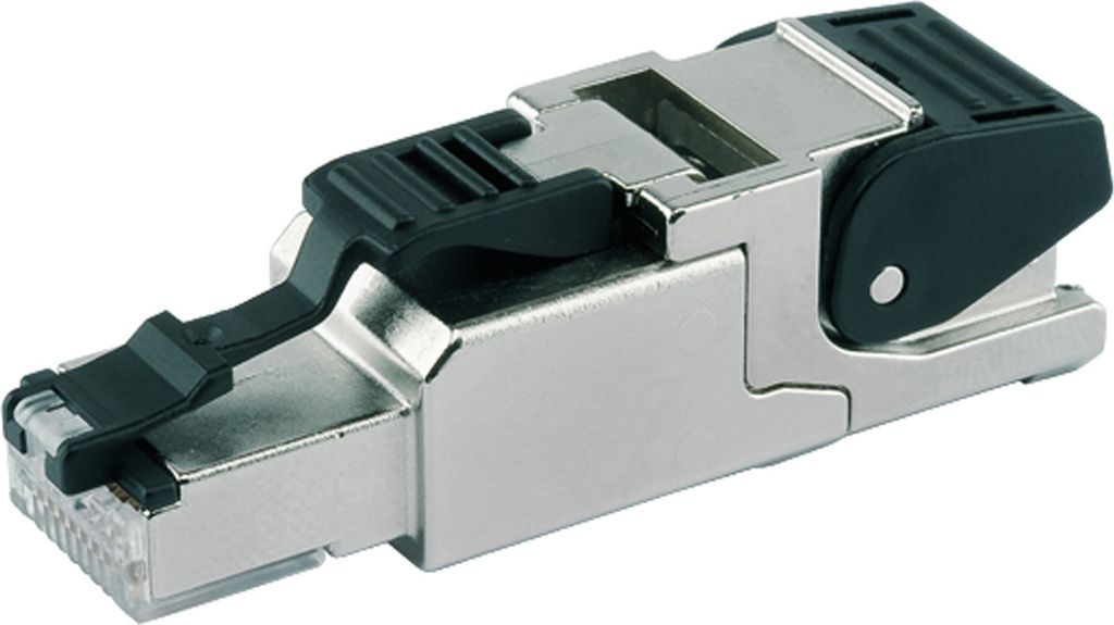 TELEGÄRTNER MFP8 feldkonfektionierbarer RJ-45 Stecker, Cat.6A (Class EA) T568B