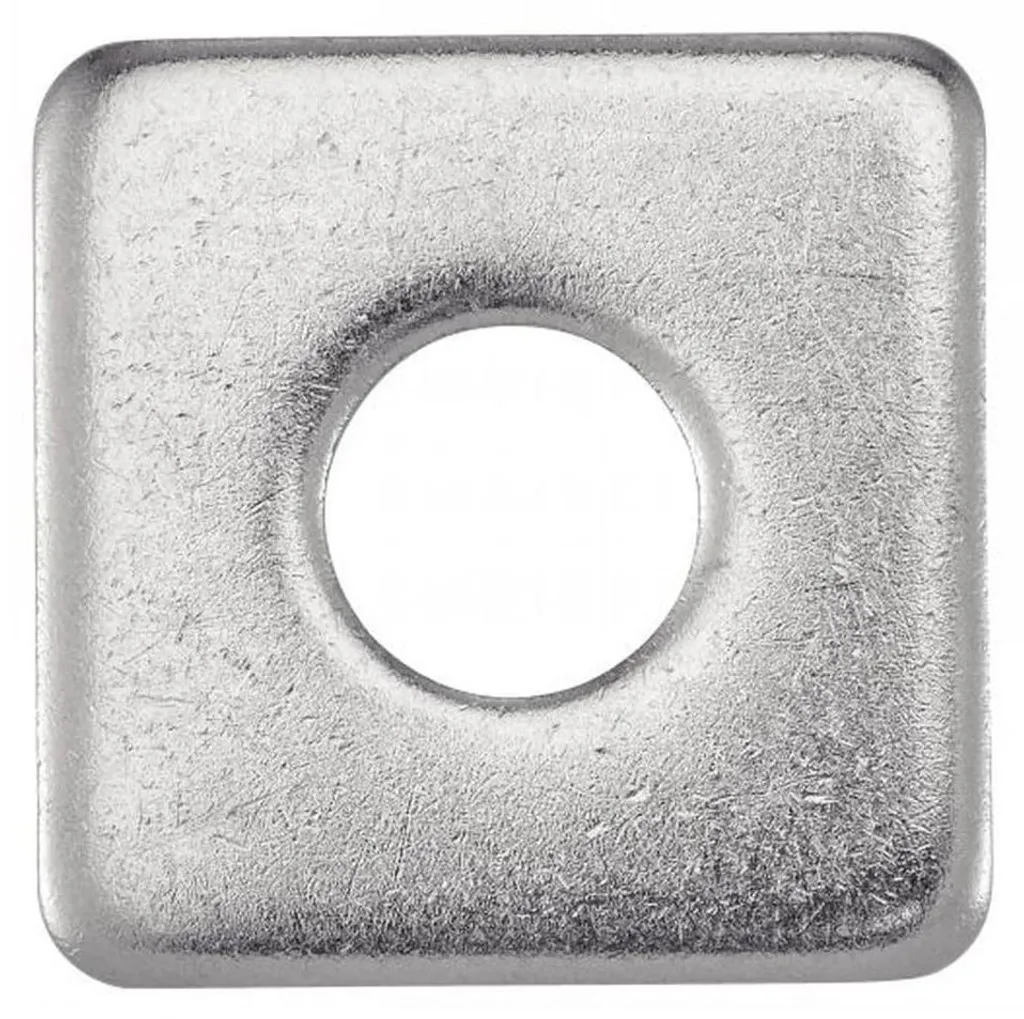 100 Rondelles Carrées 8 mm DIN 436 Inox A2 D-Work pour le Bois