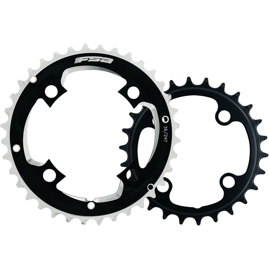 FSA Kettenblatt MTB Afterburner 4-Arm Modular 2x WB397 96 mm x 38 T schwarz