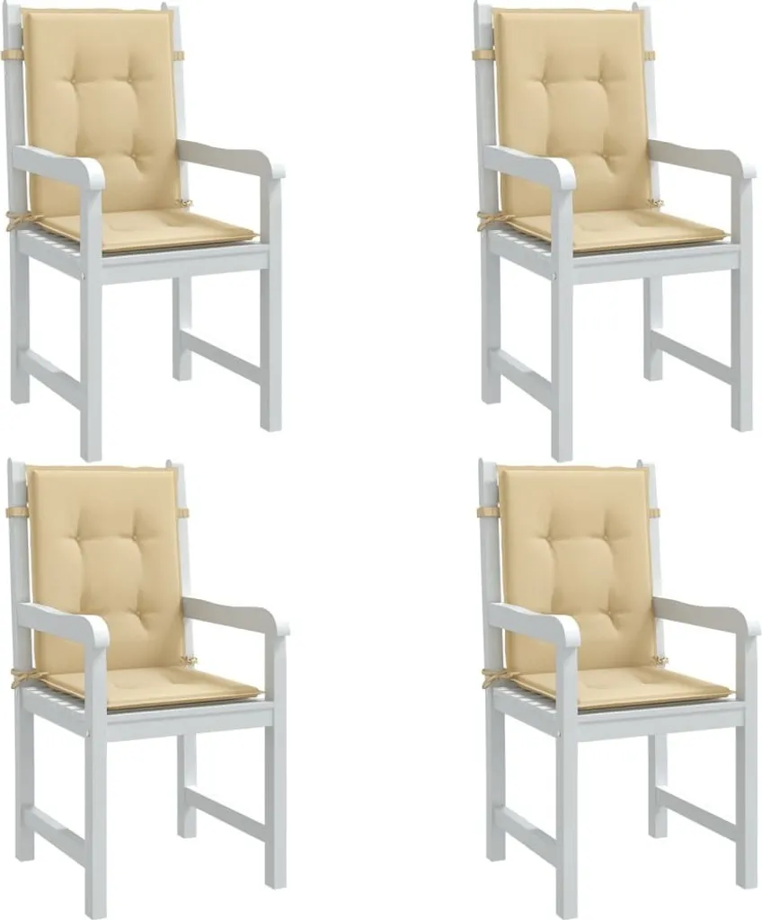 Trasforma il tuo Patio con 4 Cuscini Melange Beige 100x50x4 The Living Store - 2