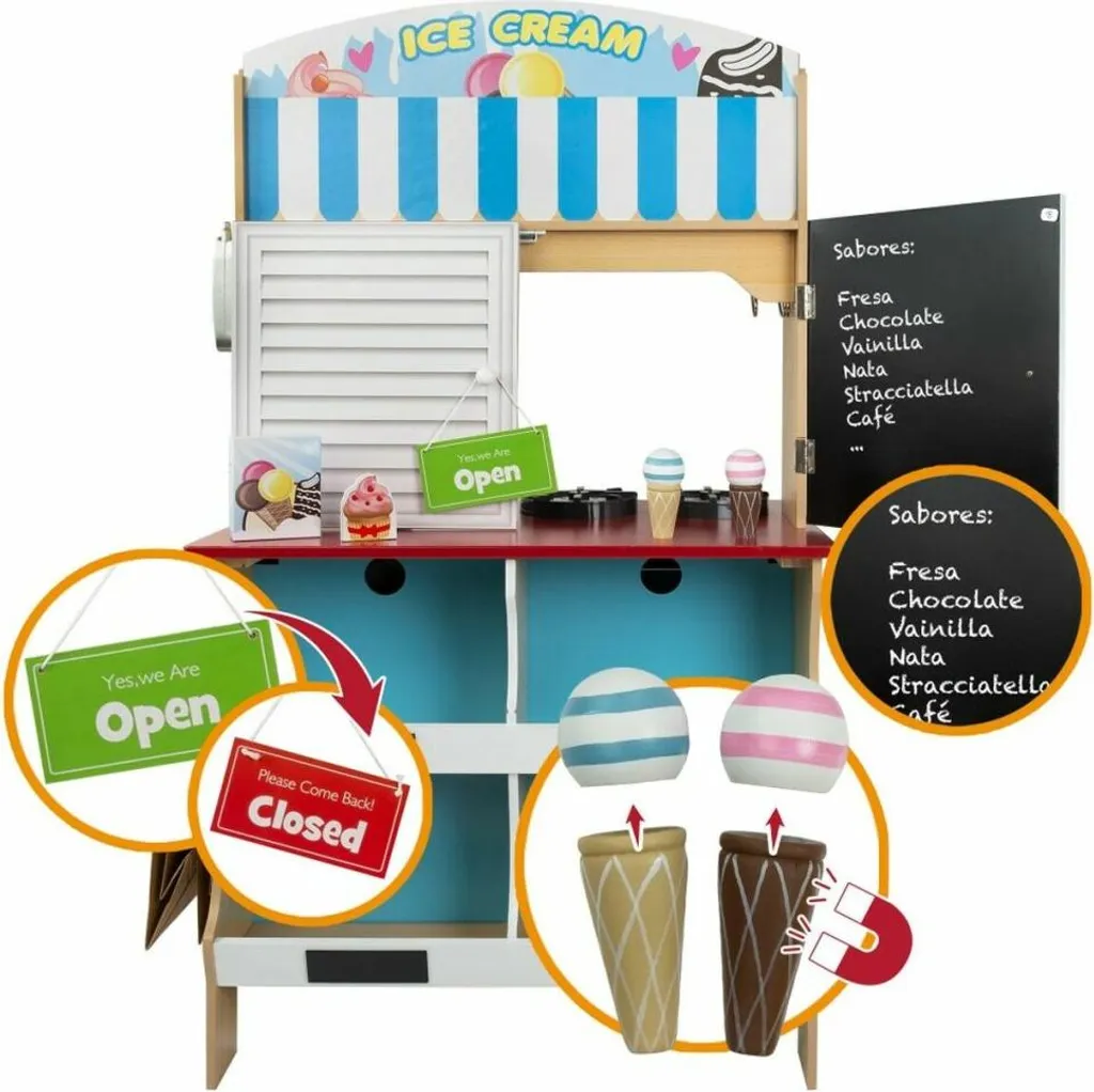 Cuisine Play & Learn 109cm avec effets interactifs et design bois