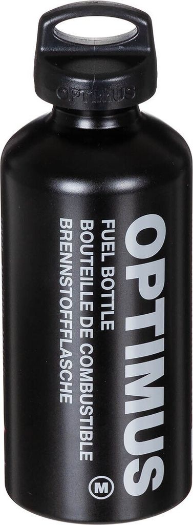 Optimus 8021021, Brennstoffflasche, Aluminium, Schwarz, 0,6 l, 178 g, 7,3 cm