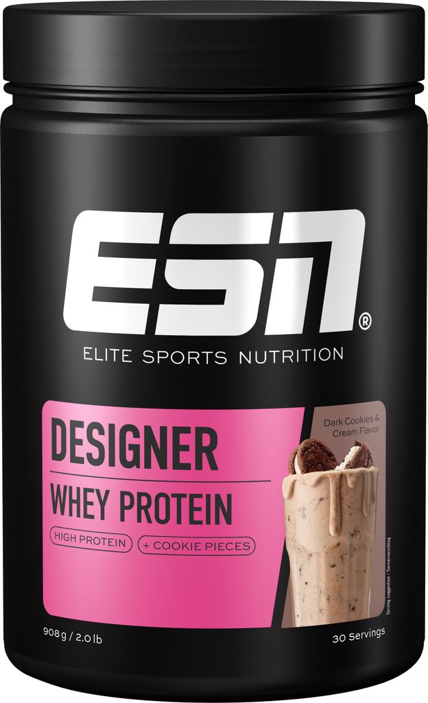 ESN Designer Whey Protein, Puder, Molkenproteinkonzentrat, Produktbild 