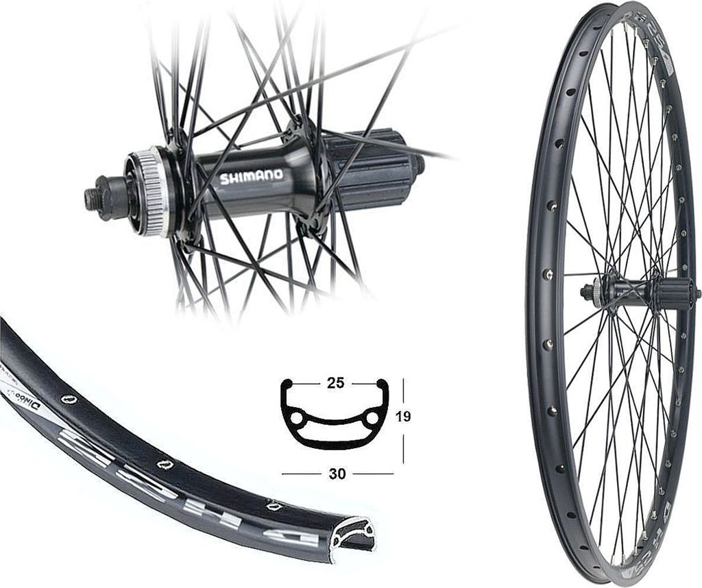 Bärwinkels Hinterrad 27,5" Shimano Disc Centerlock MTB Produktbild 
