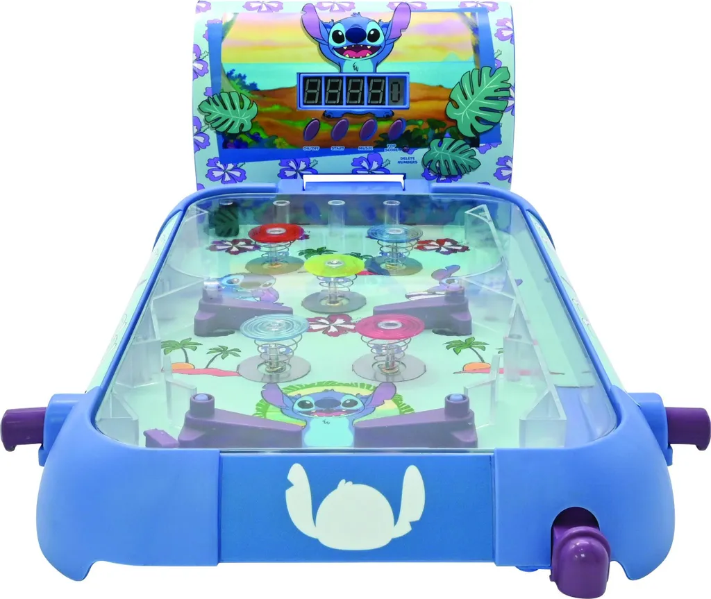 Flipper de table électronique interactif Stitch bleu pour salon - 2