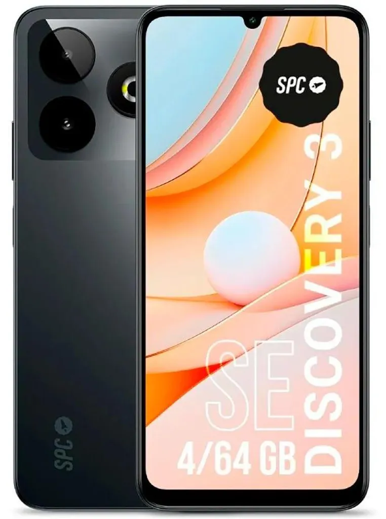 SPC Discovery 3 SE Smartphone Android 14 Ecran 6,8'' 4Go 64Go Gris