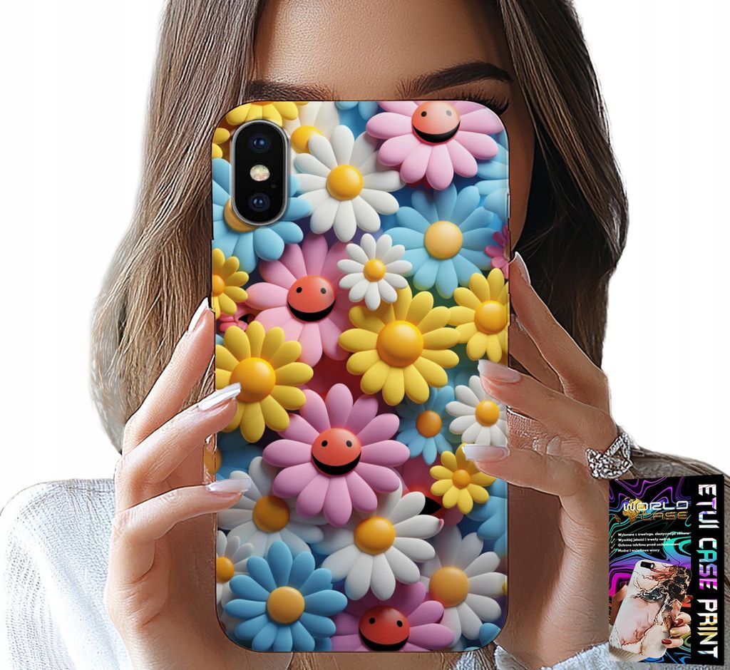 Etui Für Iphone Xs Max - Bunte Blumen, Gänseblümchen Etui