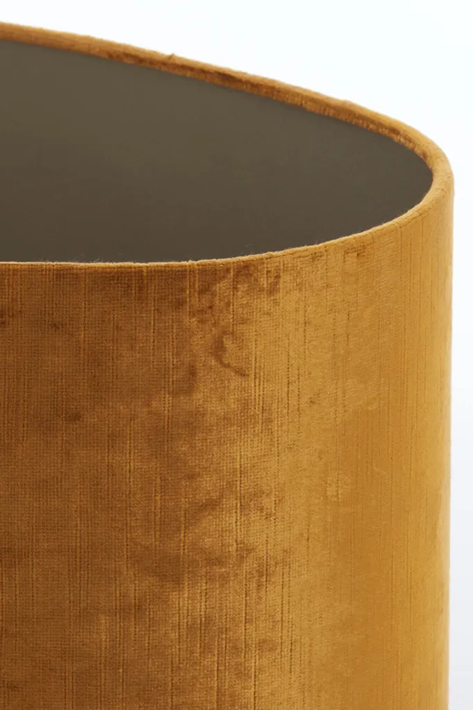 Abat-jour GEMSTONE Or 45cm : Idéal pour Décoration de Buffet et Console