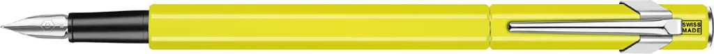 Recensione Caran d'Ache 849 Stilografica Giallo Fluo - Qualità Swiss