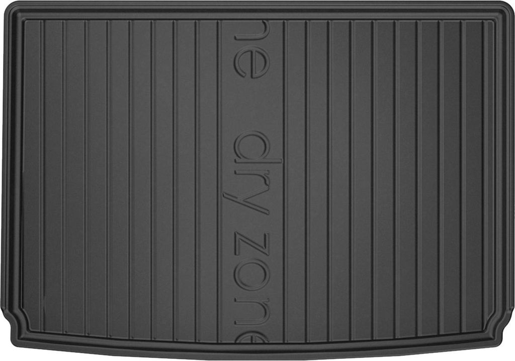 Kofferraummatte Laderaumwanne für Fiat 500L 2012-2022 Mittlerer TPE Schwarz 1tlg
