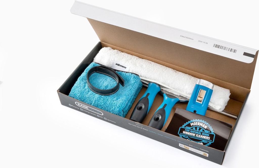 Kit professionnel de nettoyage des vitres 5en1 de Moerman - Image du produit 