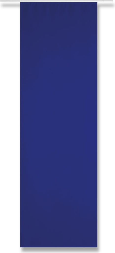 Flächenvorhang Alessia blickdicht, mit Zubehör, Maße: 60x245cm, Farbe: Blau