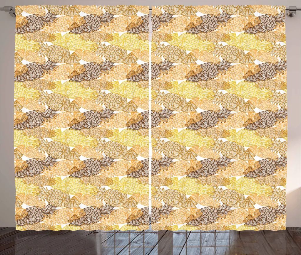 Tenda Design Ananas ABAKUHAUS Multicolore - 280x175 cm Satin