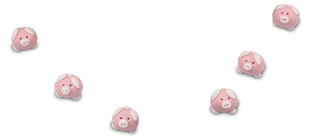 Set = 6 Ersatzschweinchen für Funny Pigz Produktbild 