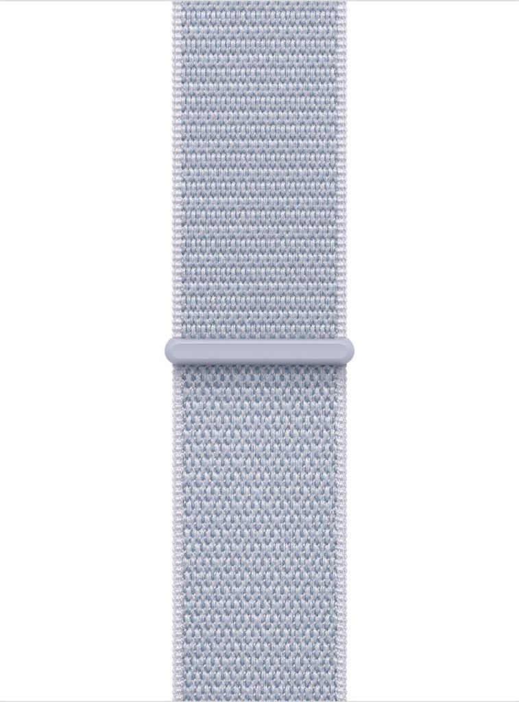 Apple MXKX3ZM/A Intelligentes tragbares Accessoire Band Blau Nylon, Polyester, Elasthan