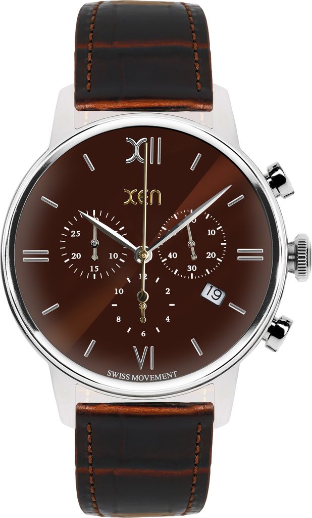 XQ0312-marone Armbanduhr Chronograph XQ0312 XEN