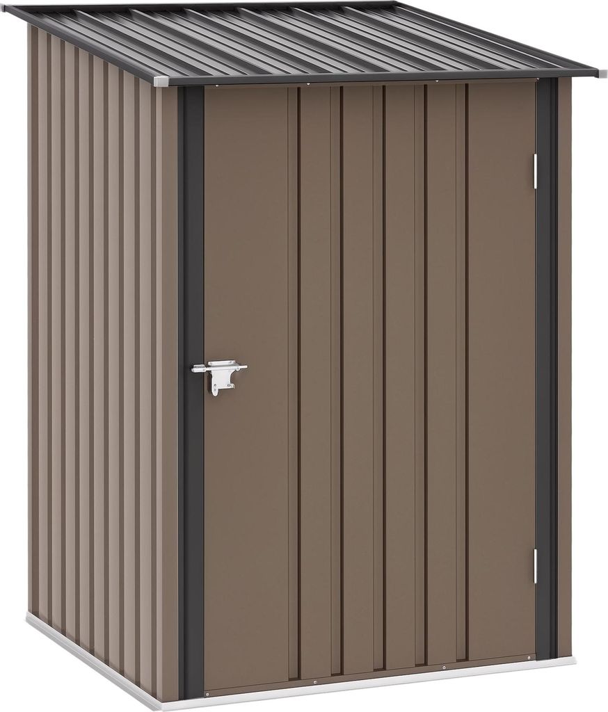 Ocelová kůlna Outsunny, kůlna o rozloze 0,92 m² s pultovou Obrázek produktu 
