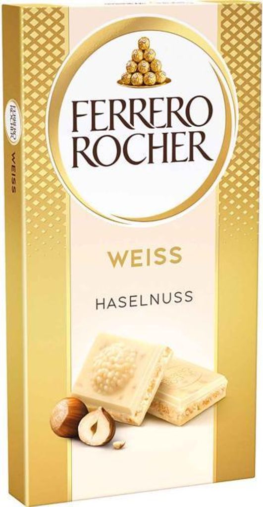 Ferrero Rocher Tafel Weiß 90g Produktbild 