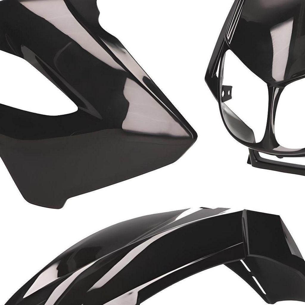 Verkleidungskit schwarz für Derbi Senda R, SM X-Treme, SM Produktbild 