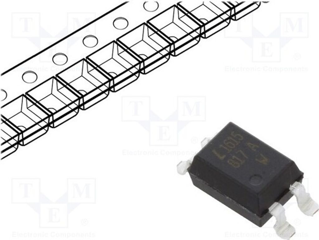 5x Optokoppler SMD Kanäle: 1 Uce: 35V LTV-817S-TA1-A Optokoppler - ausgang