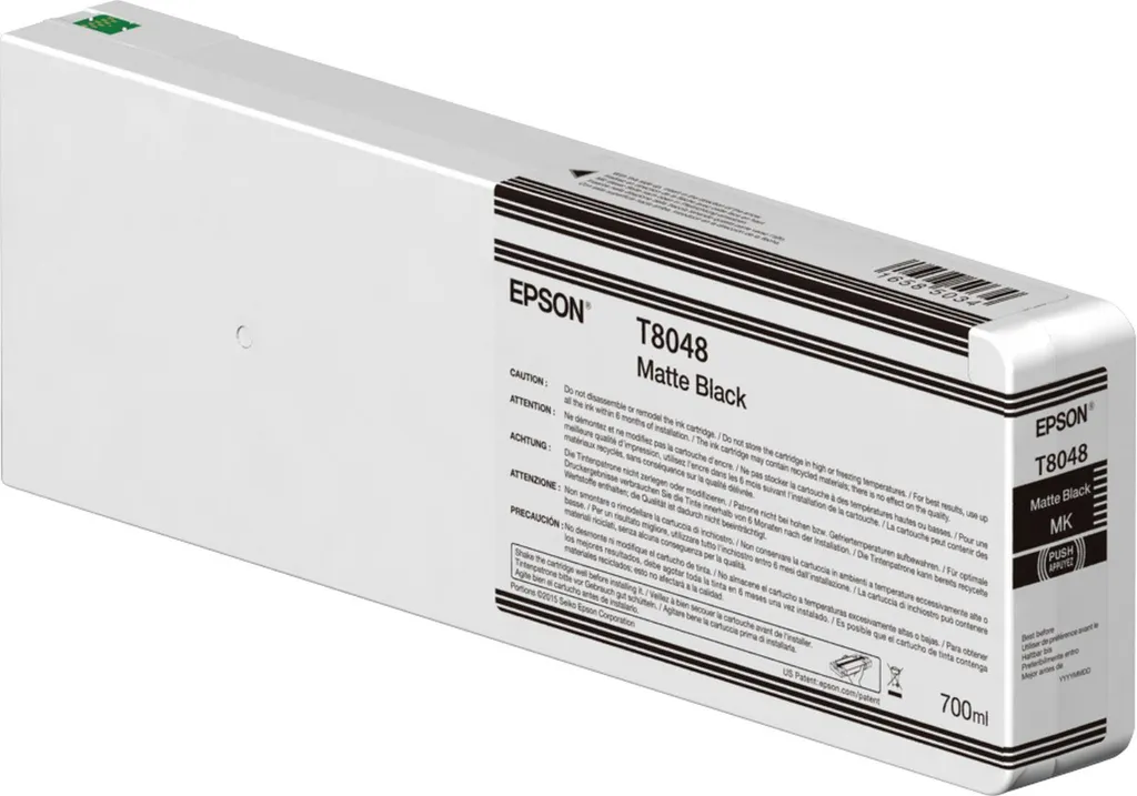 Epson T8048 Noir Mat 700 ml : Finissez-en avec les noirs ternes en HDX