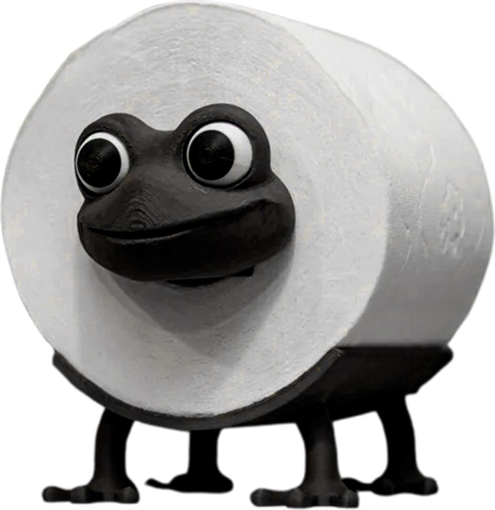 Toilettenpapierhalter, lustiges Tierdesign, einfach zu installieren, neuartiges freistehendes Aufbewahrungsregal für Seidenpapierrollen im Badezimmer