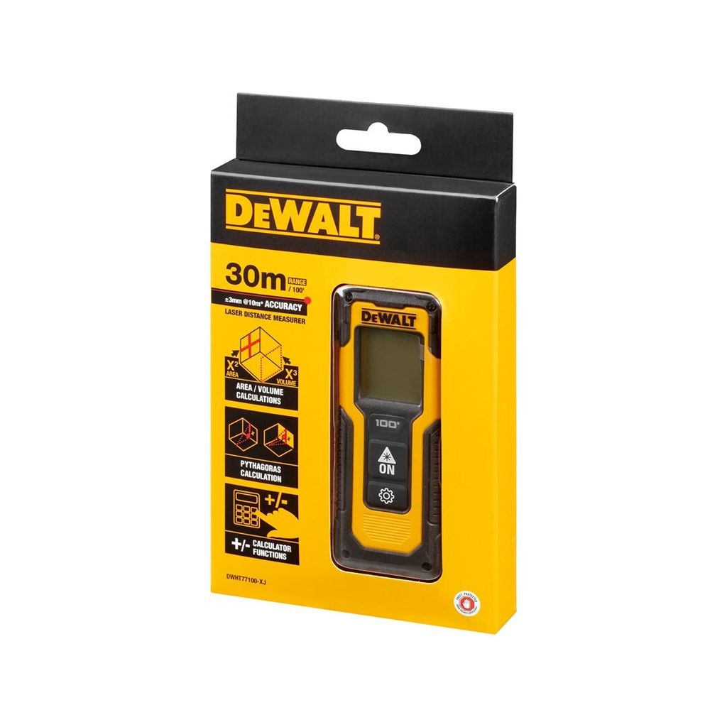 DeWalt DWHT77100-XJ Entfernungsmesser bis 30m Produktbild 