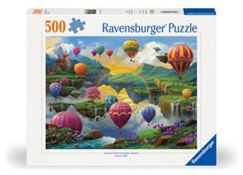 Puzzle Ravensburger Paesaggio Mongolfiere 500 pezzi Immagine del prodotto 