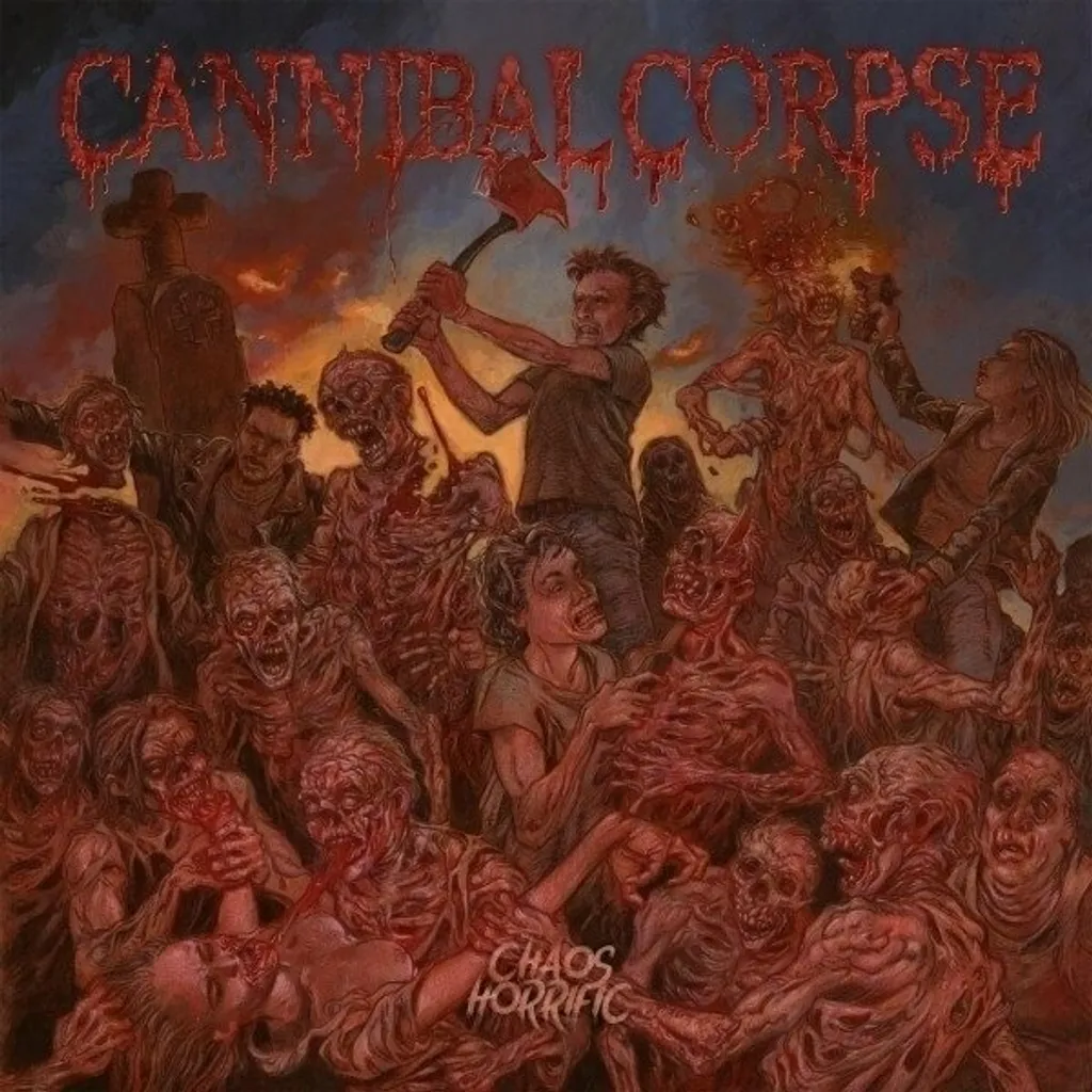Disque Vinyle Cannibal Corpse Chaos Horrific LP Album Metal Extrême