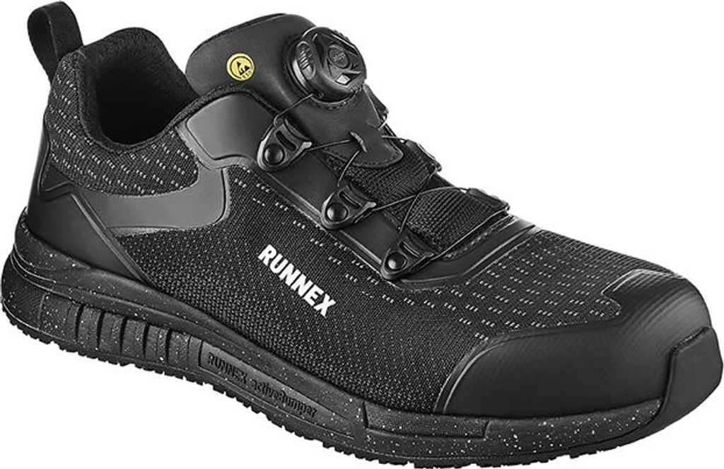 S3S-ESD-Sicherheitshalbschuhe "SportStar atop" - RUNNEX Schwarz 47