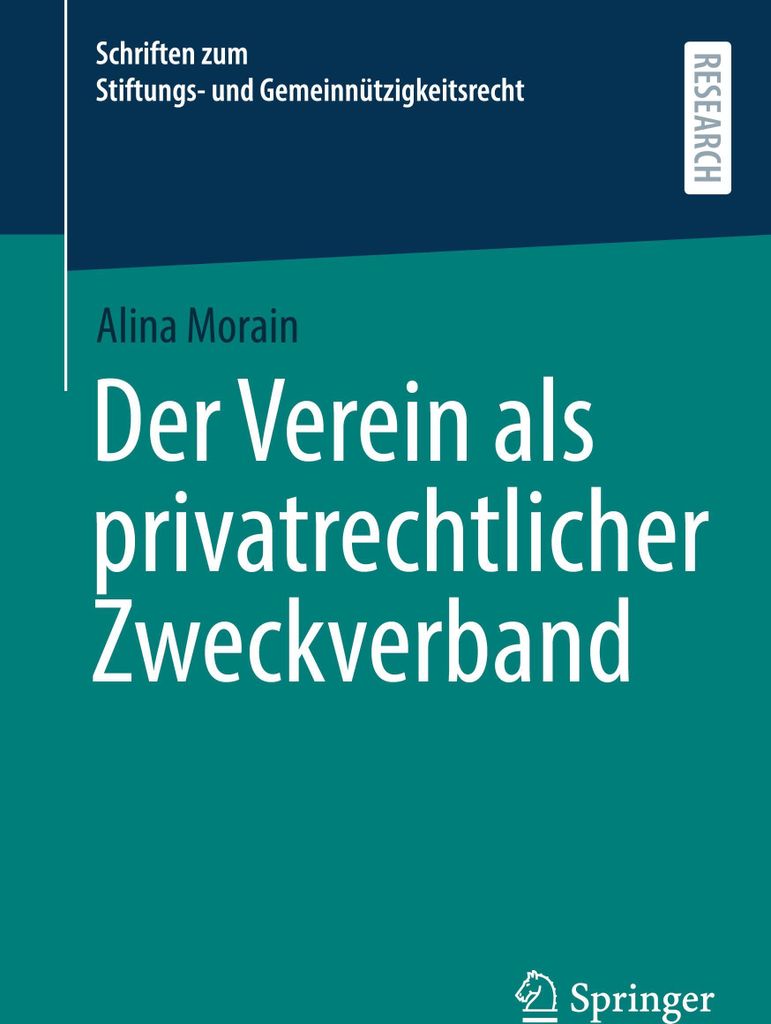 Der Verein als privatrechtlicher Zweckverband
