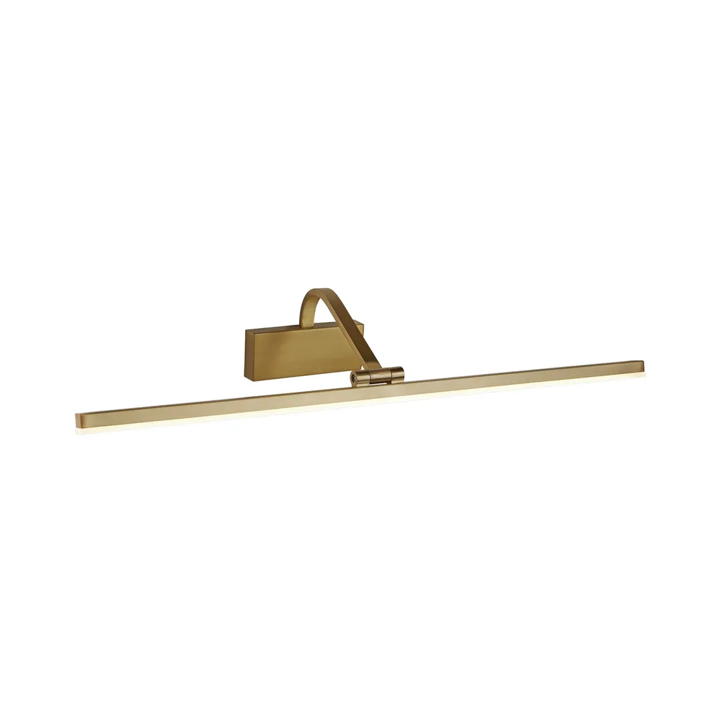 Lampe tableau LED 17W bronze brossé 70 cm - Luminosité blanc chaud soft