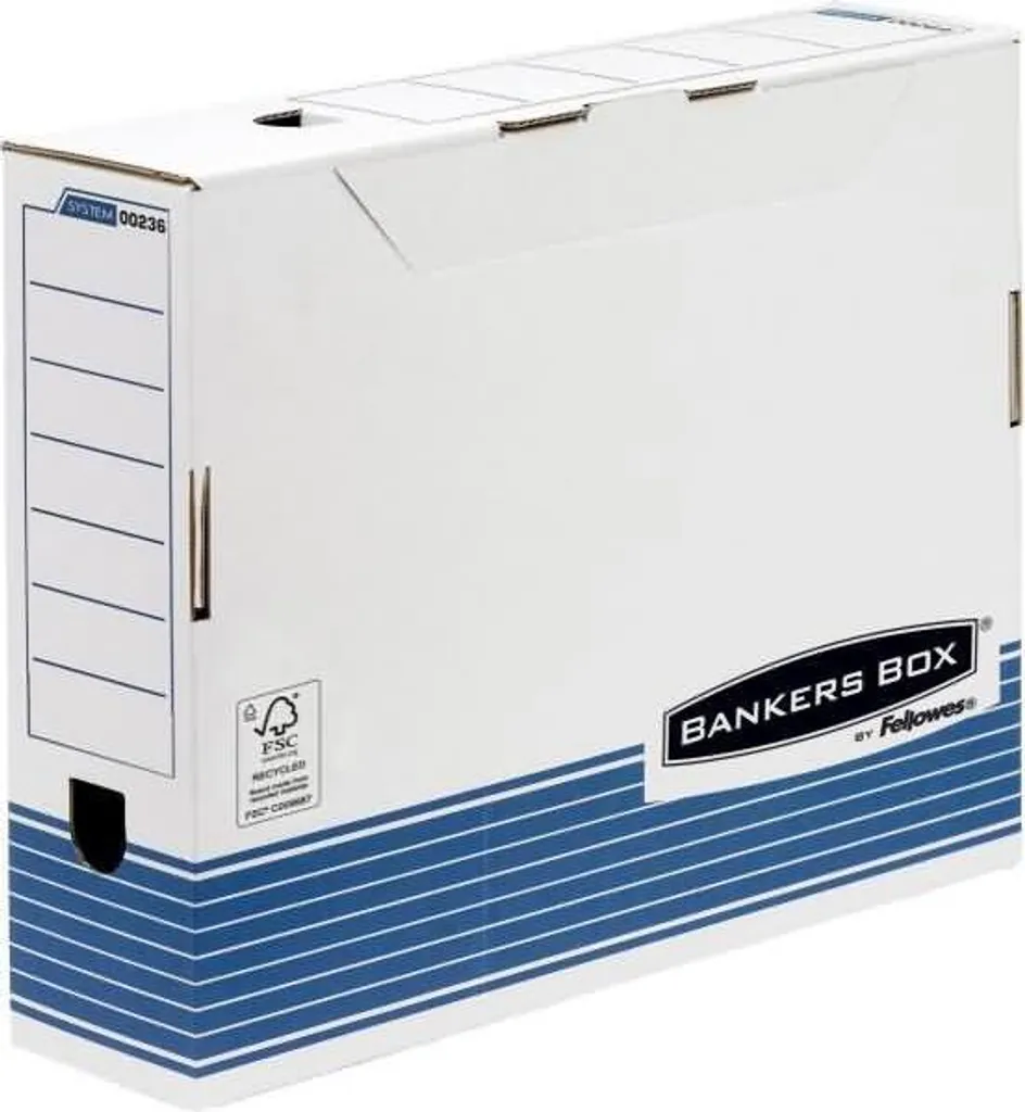 Organizza il tuo Studio con Fellowes Bankers Box 100mm Blu - Sistema Facile