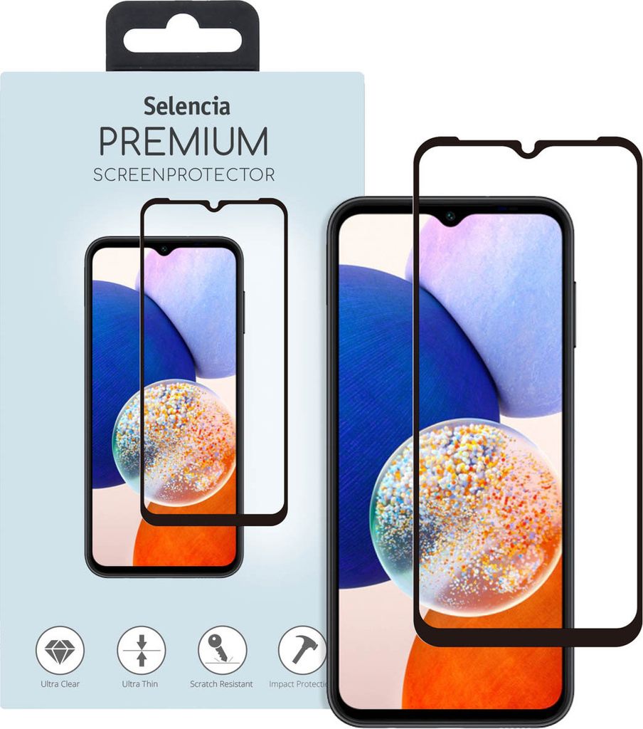 Selencia Premium Screen Protector aus gehärtetem Glas Samsung Galaxy A14 (5G/4G)