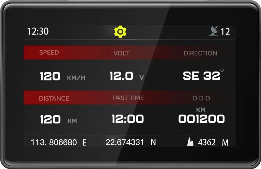 Compteur de Vitesse GPS Universel avec Écran HD pour Cyclisme et Route