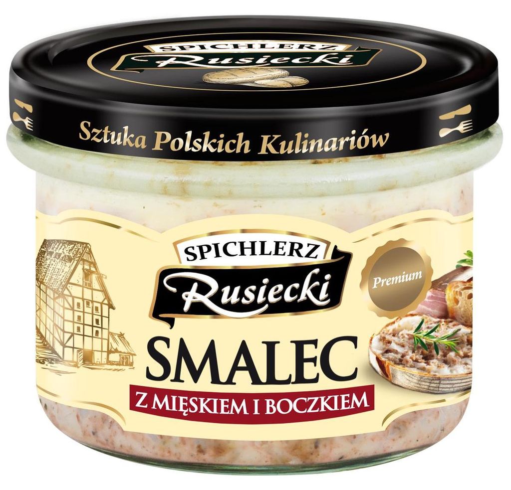 Spichlerz Ruski Smalec mięsny z boczkiem 160 g Zdjęcie produktu 