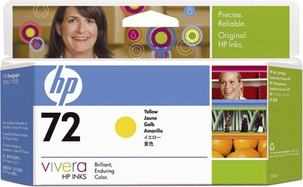 TIN HP # 72 C9373A yellow Produktbild 