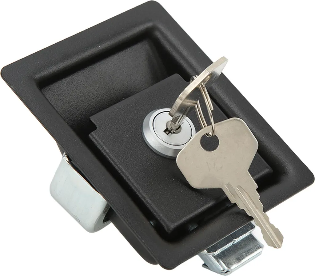 Chiusura Push-Lock Camper Acciaio - Kit Serratura con 2 Pulsanti