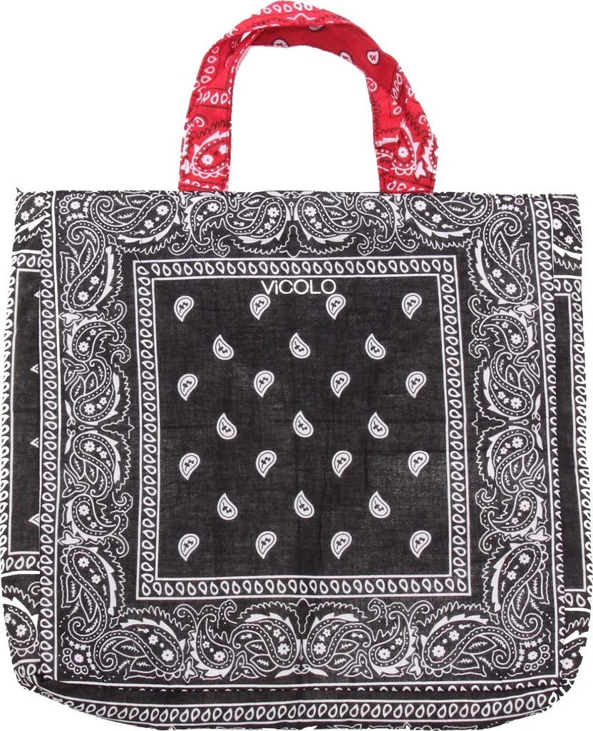 Grand Sac Shopping Coton pour Femme - Cabas Vintage Fourre-tout Pratique