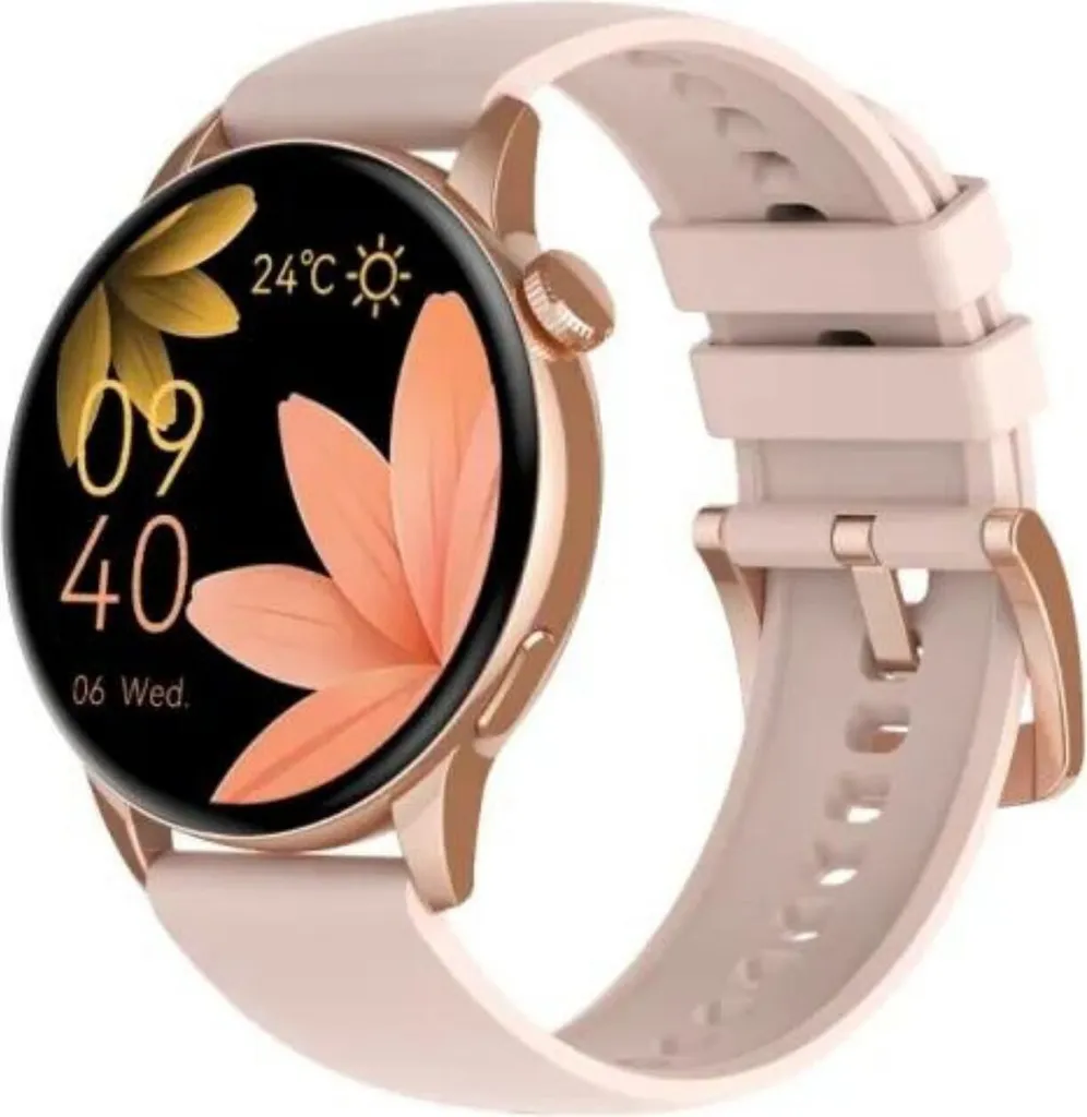 Maxcom FW58 Vanad Pro Montre AMOLED 1.3 Pouces Or avec Suivi de Santé