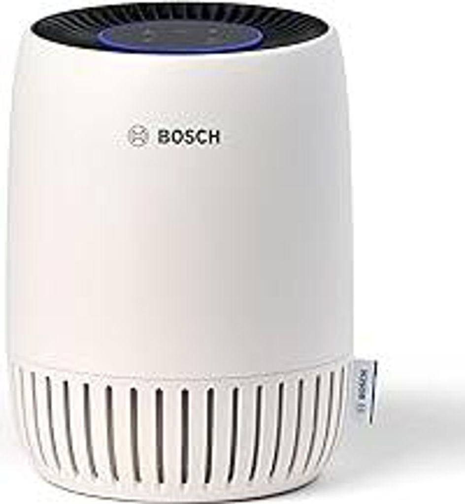 Bosch Air 1000 Luftreiniger - Für Räume bis zu 20 m² - Entfernt effizient Schadstoffe - Mit 3-in-1 Luftfilter, Smart Sensor, Automatikmodus, Ruh...