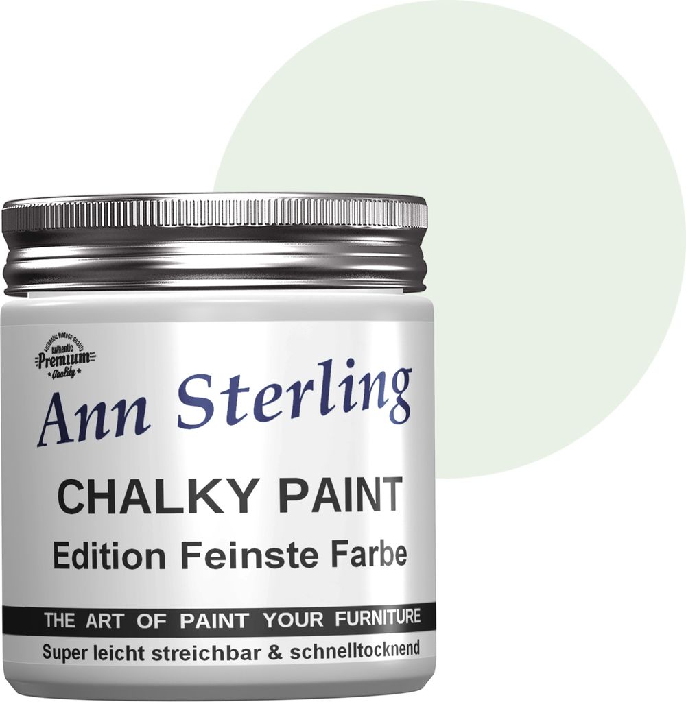 Ann Sterling Kreidefarbe Shabby Chic Farbe: 250ml. Lack Chalky Paint - Jade