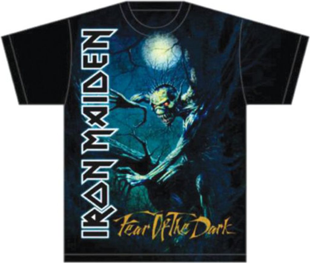 Iron Maiden Fear of the Dark Tree Sprite Black 2XL T-Shirt