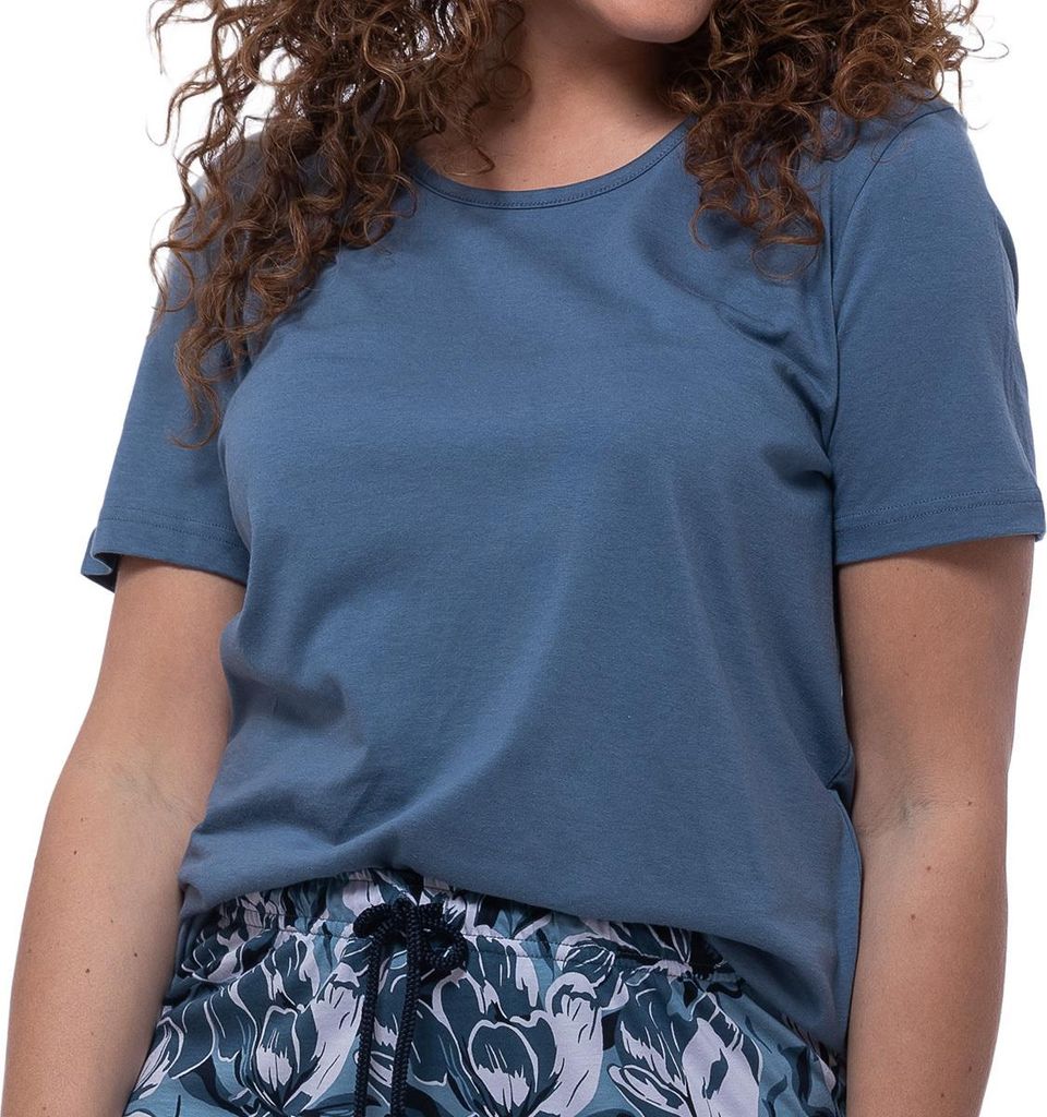 Ammann Mix & Match Schlafanzug Oberteil Schlichtes Design, Mit Rundhalsausschnitt, Hoher Tragekomfort